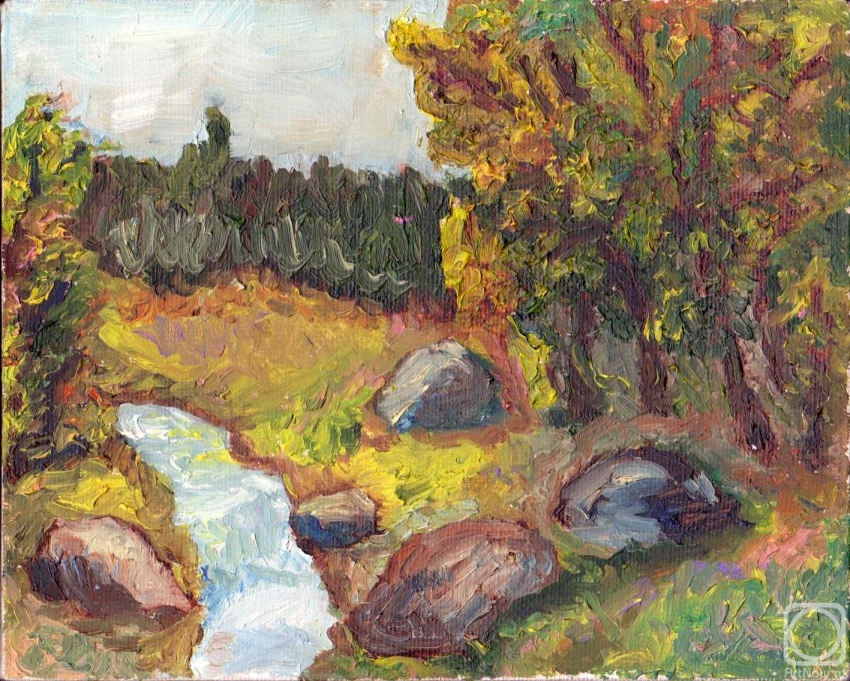 Kot Kseniia. Landscape "River"