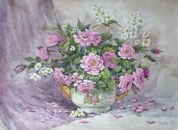 Pink bouquet. Maslova Julea