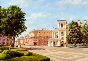 Minsk, Karl Marx street (Painting In Minsk). Fedosenko Roman