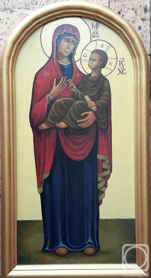 Markoff Vladimir. Icon "Our Lady of Odigitria" Byzantium 14th century