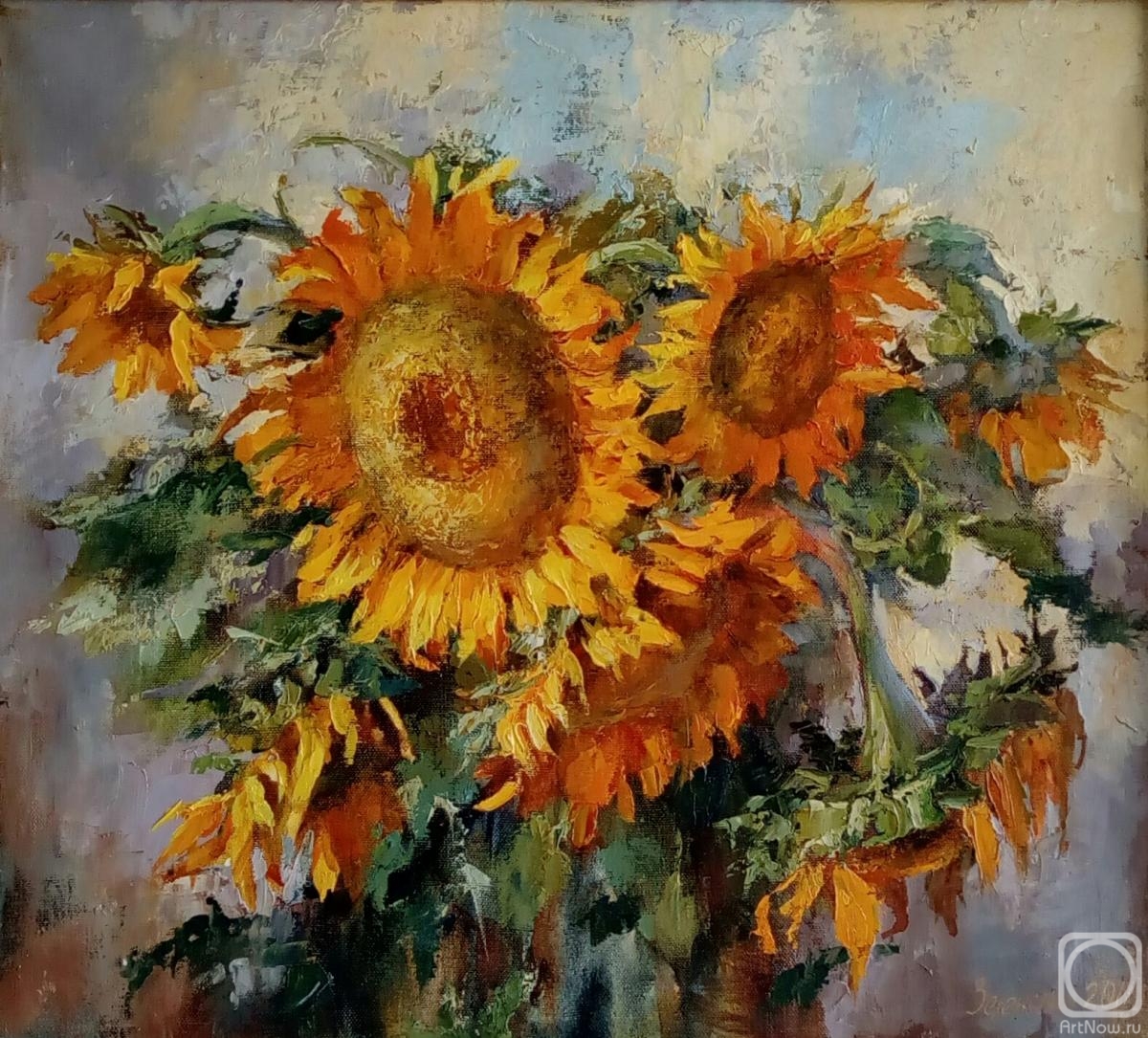 Zelenscaya Ulia. Sunflowers