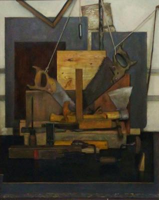 Composition with joiner's tools. Prokusheva Anastasia