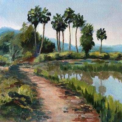 Nine palms (Rice Fields). Shmykova Olga