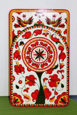 Pano-amulet "Tree of Life". Permogorskaya painting on wood. Daronina Irina