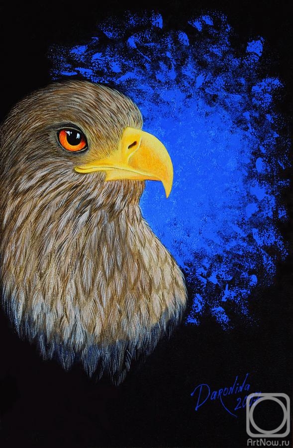 Daronina Irina. Eagle. Eagle painting