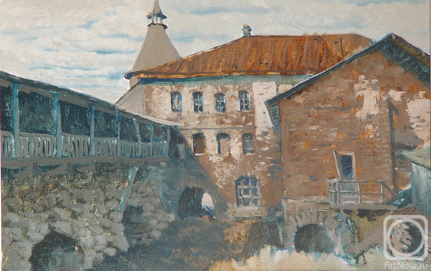 Goodwill Vitaliy. Fortress wall of the Solovetsky Monastery