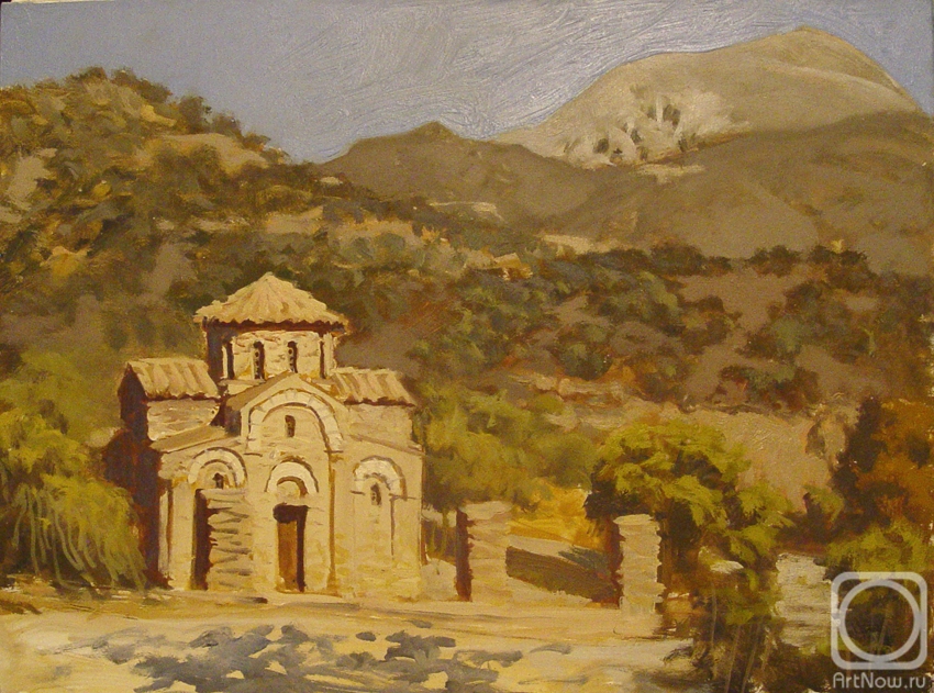 Goodwill Vitaliy. Byzantine church in the mountains