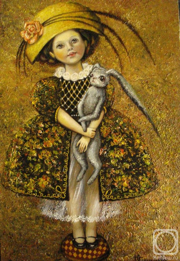 Bobrisheva Julia. Columbine with a hare