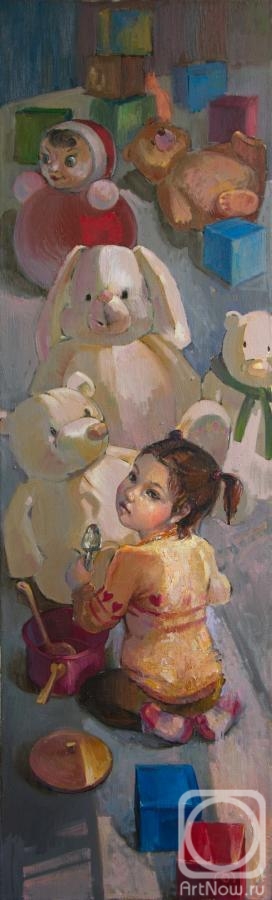 Batmanyan Mary. Eat, my teddy bear!