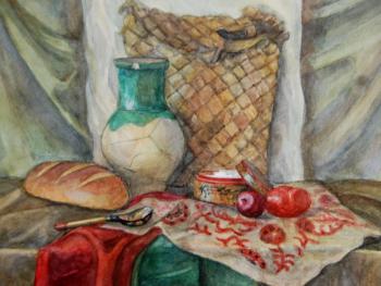 Still life with bread. Frolova Alina