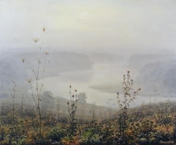 Fog over the river. Momotov Dmitrii