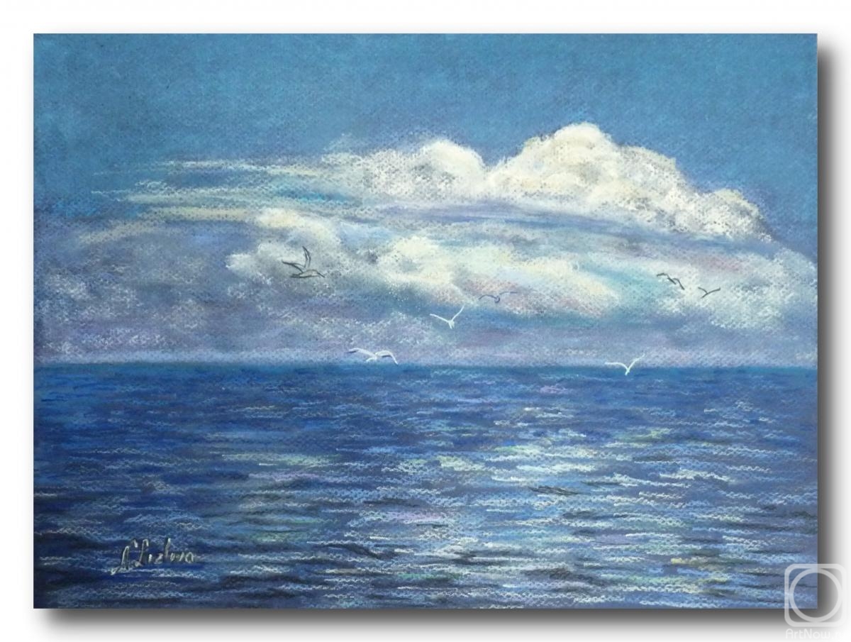 Lizlova Natalija. Sea,clouds