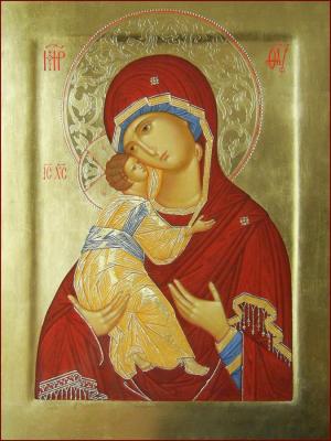 The mother of god "Vladimirskay". Krasavin Sergey