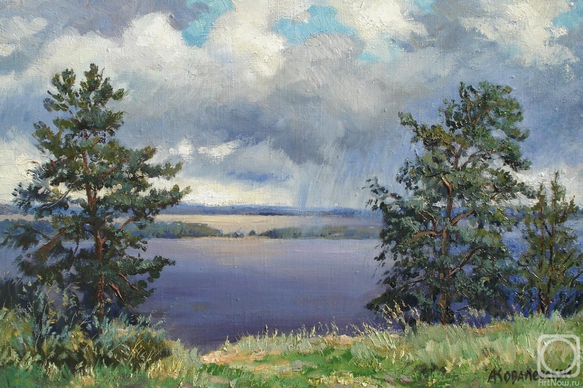 Kovalevscky Andrey. Storm over the river