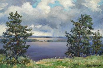 Storm over the river. Kovalevscky Andrey