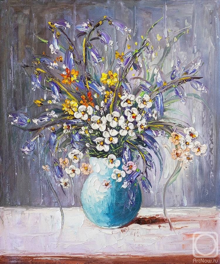 Vlodarchik Andjei. Bouquet with white flowers