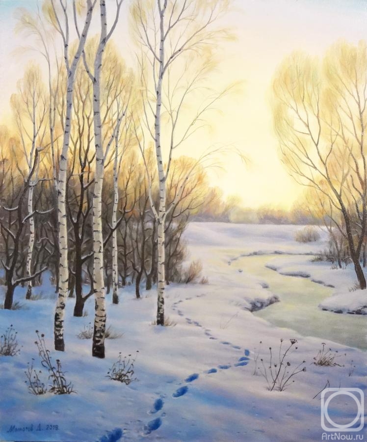 Momotov Dmitrii. Winter dawn
