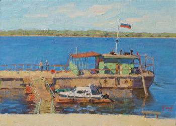 The Volga Wharf. Panov Igor