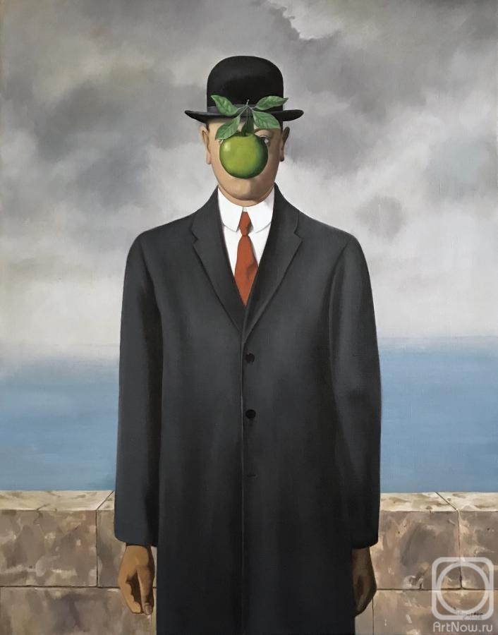 Tsukan Dmitrii. Copy of the painting by R. Magritte