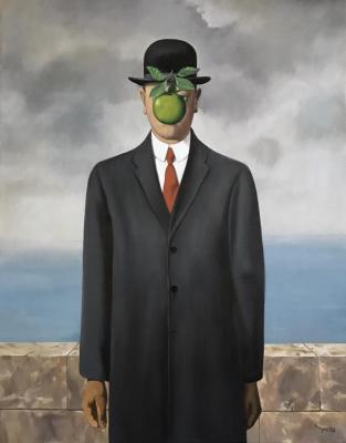 Copy of the painting by R. Magritte