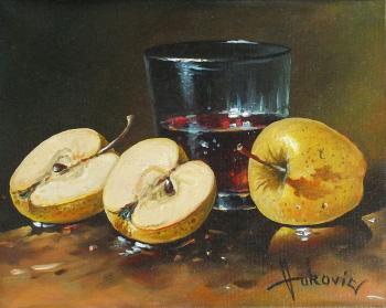 Two golden apples. Vukovic Dusan