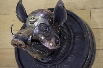 Boar" series "Hunting trophies (Boar Sculpture). Shevchenko Igor