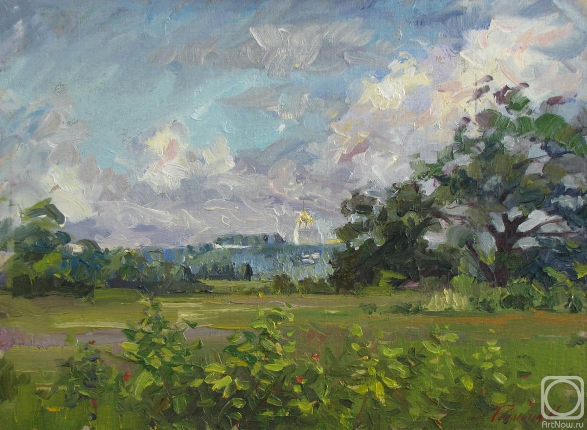 Rodionov Igor. Over the Klyazma river (sketch)