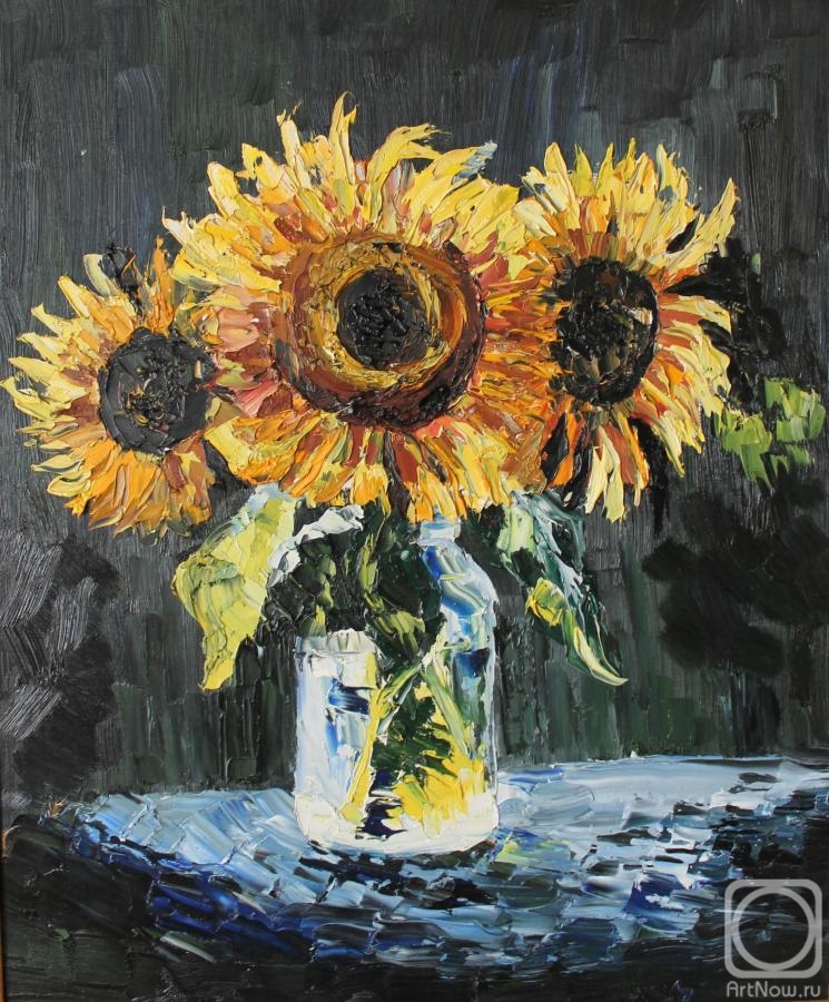 Tselobanova Elena. Sunflowers