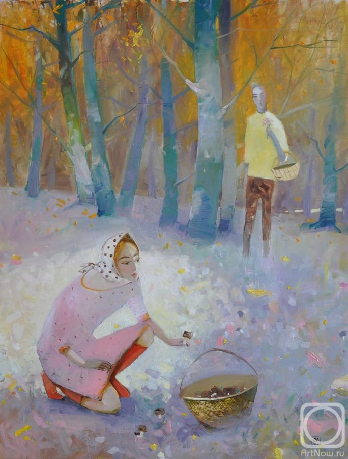 Lyashko Ekaterina. Mushroom pickers