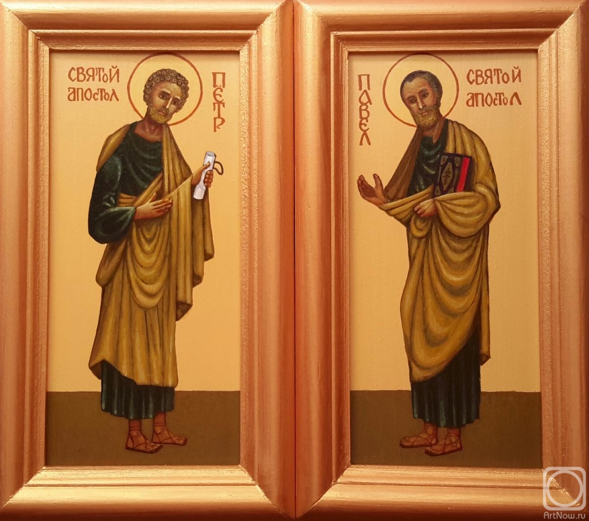 Markoff Vladimir. Icon of "Holy Peter and Paul" (2in1)
