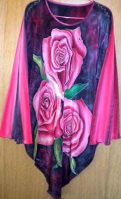 Blouse-batik "Pink dream" (   ). Moskvina Tatiana