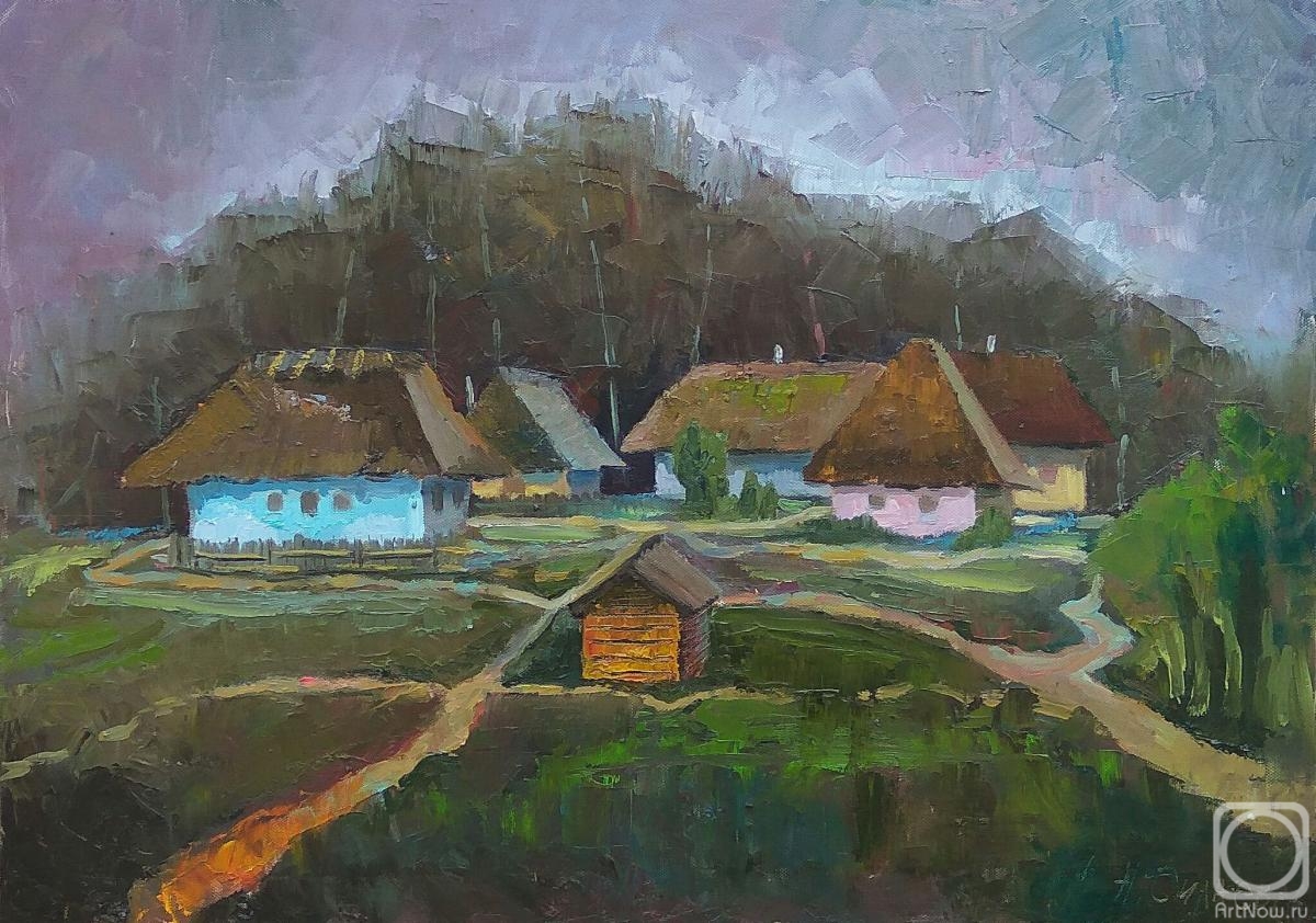 Silaeva Nina. Ukrainian farm. Ethnomir in the Kaluga region