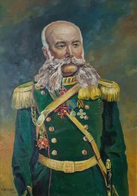 Portr&#228;t von Generalmajor Tsalikow Danilbek Gurdzibekowitsch. Kruglova Irina