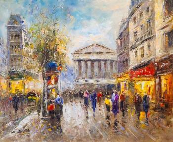 Landscape Of Paris Antoine Blanchard. Paris, Rue Tronchet