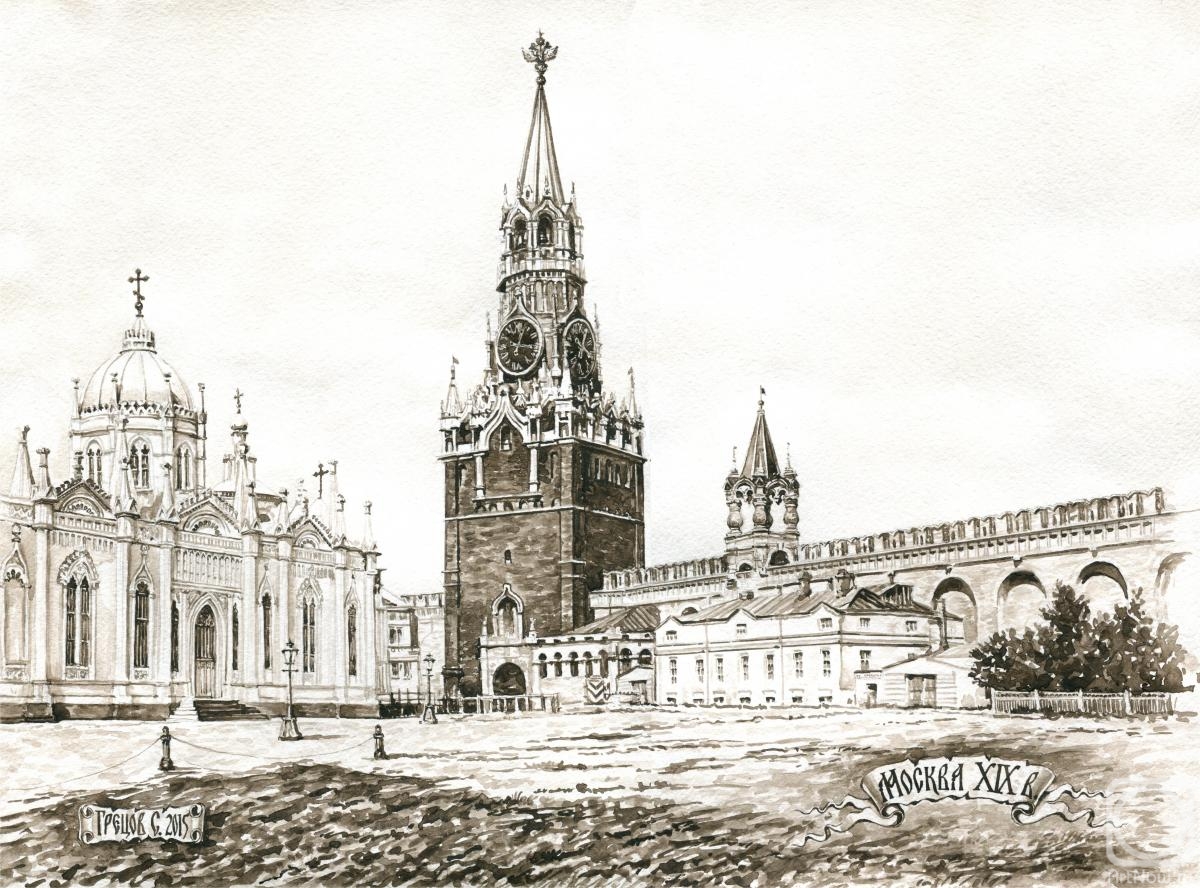 картинки москвы карандашом