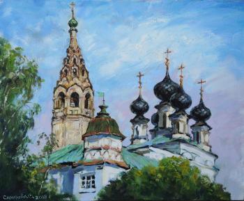Church in Susanino (the etude from nature). Simonova Olga