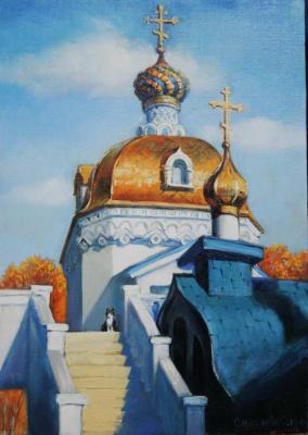 Gold domes (the etude from nature). Simonova Olga