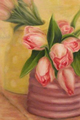 Painting Tulips cheby-chic. Fomina Lyudmila