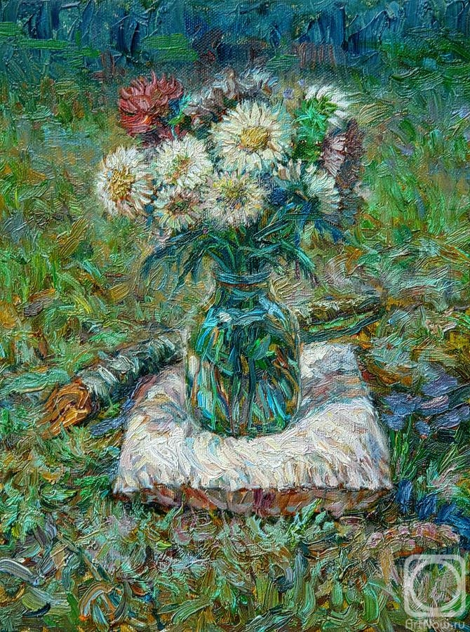 Meshkov Valery. Flowers on the grass