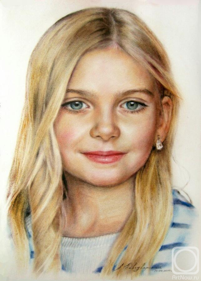 Novodvorskaya Alexandra. Portrait of a girl