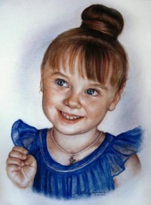 Children's portrait. Novodvorskaya Alexandra