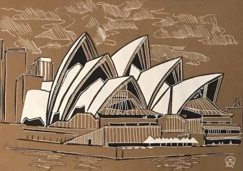 Opera (sketch). Lukaneva Larissa