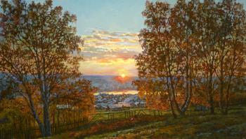 At sunset of the day. Panov Eduard