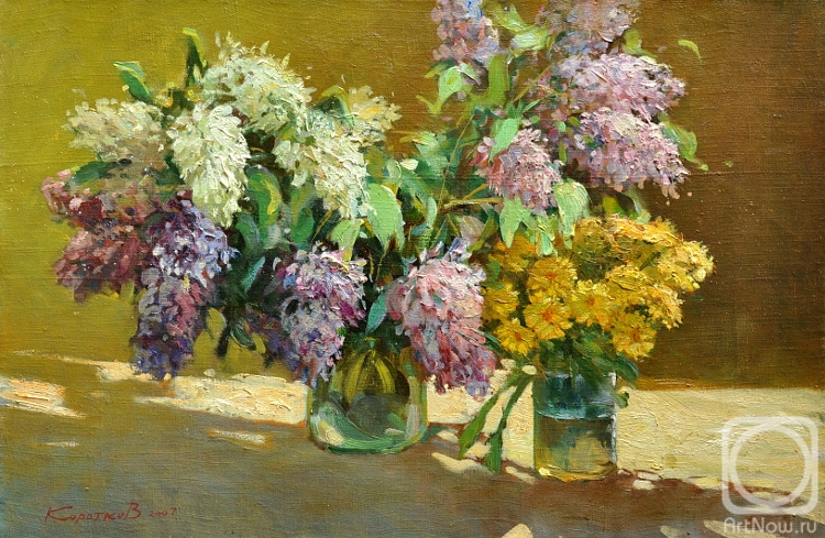Korotkov Valentin. Lilac and dandelions