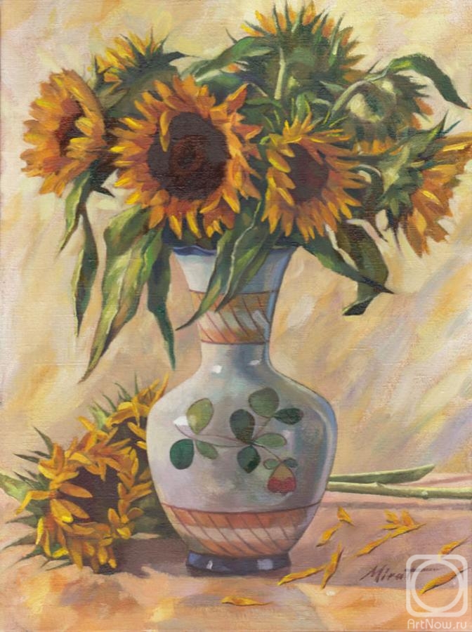 Urazayev Mirat. Sunflowers in August