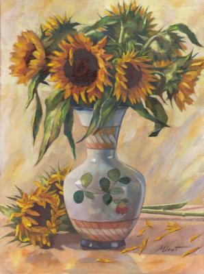Sunflowers in August. Urazayev Mirat