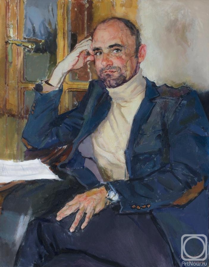 Grigorieva-Klimova Olga. Portrait of the honored artist of Ukraine Vitaly Taganova