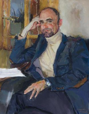 Portrait of the honored artist of Ukraine Vitaly Taganova. Grigorieva-Klimova Olga