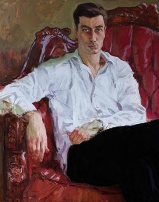 Portrait of the artist Nikolai Nechayev. Grigorieva-Klimova Olga