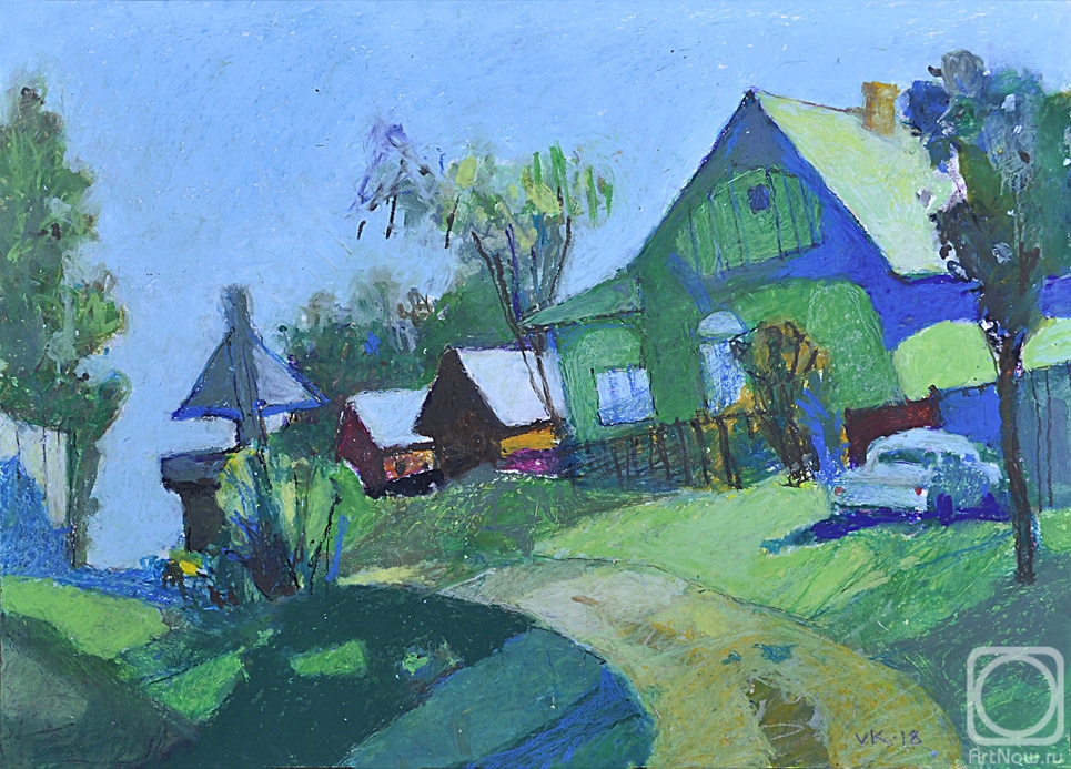 Karnachev Vladimir. Green house in Kornevo